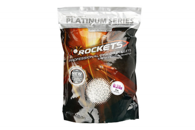 Купити Страйкбольні кулі Rockets Platinum 0,28g 1kg в магазині Strikeshop