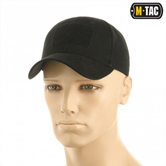 Купити Бейсболка тактична M-Tac Velcro Black Size L/XL в магазині Strikeshop