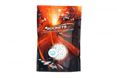 Купити Страйкбольні кулі Rockets Professional 0,25g 1000 szt. в магазині Strikeshop