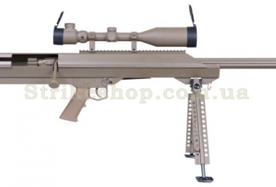 Купити Страйкбольна снайперська гвинтівка Barrett M99 Snow Wolf Tan в магазині Strikeshop