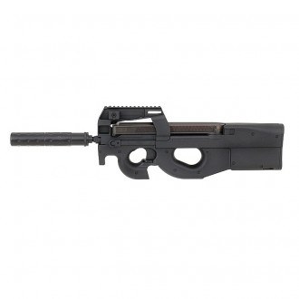 Купити Страйкбольний пістолет-кулемет P90 з Глушником Cyma CM.060B в магазині Strikeshop