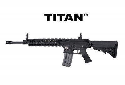 Купити Страйкбольна штурмова гвинтівка Specna Arms M4 SA-B03 ONE Titan V2 Custom Black в магазині Strikeshop