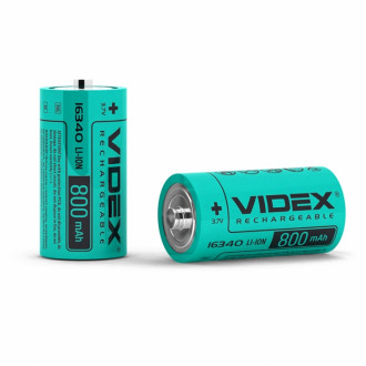 Купити Акумулятор Videx Li-ion 16340 800mAh без захисту в магазині Strikeshop