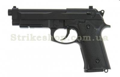 Купити Страйкбольний пістолет Beretta M92F/M9 SRC GC-105 Plastic Ris CO2 в магазині Strikeshop