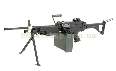 Купити Страйкбольний кулемет A&K M249 MKI Black в магазині Strikeshop