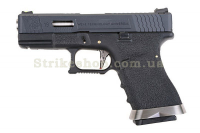 Купити Страйкбольний пістолет Glock 19 Force pistol WE Metal Green Gas в магазині Strikeshop