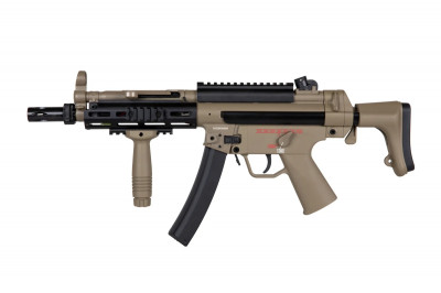 Купити Страйкбольний пістолет-кулемет Jing Gong MP5SD6 JG808 Tan в магазині Strikeshop