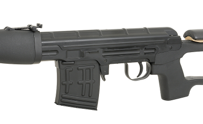 Купити Страйкбольна снайперська гвинтівка KOER СВД spring Black в магазині Strikeshop