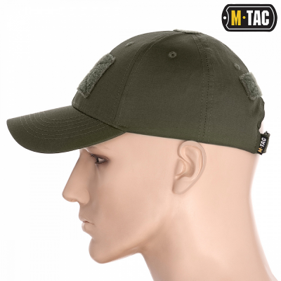 Купити Бейсболка тактична M-Tac Velcro Flex Ріп-стоп Army Olive Size S/M в магазині Strikeshop