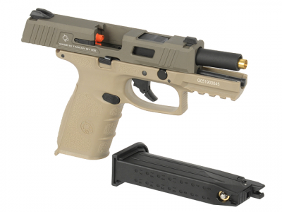 Купити Страйкбольний пістолет ICS BLE-XFG GBB Tan в магазині Strikeshop