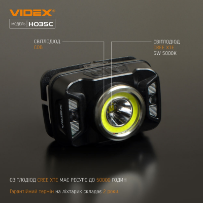 Купити Налобний ліхтар Videx VLF-H035C в магазині Strikeshop