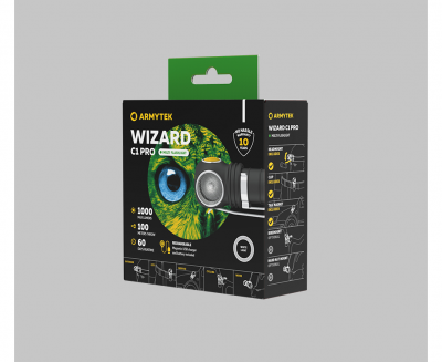 Купити Налобний ліхтар Armytek Wizard C1 Pro Magnet USB White в магазині Strikeshop