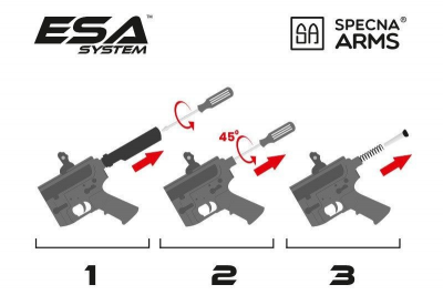Купити Страйкбольна штурмова гвинтівка Specna Arms SA-C25 PDW CORE Mosfet X-ASR Chaos Bronze в магазині Strikeshop