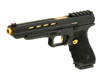 Купити Страйкбольний пістолет APS Mantis Green Gas/CO2 Black в магазині Strikeshop