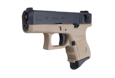 Купити Страйкбольний пістолет WE Glock 26C Gen3 GBB TAN в магазині Strikeshop
