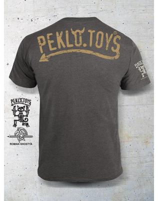 Купити Футболка PekloToys Пекельний лижник Grey Size S в магазині Strikeshop
