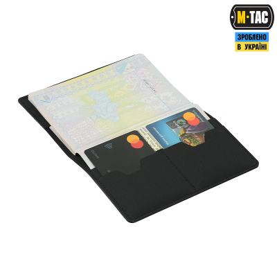 Купити Обкладинка на паспорт M-Tac Black в магазині Strikeshop