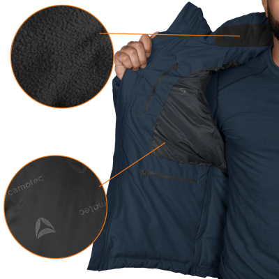 Куртка зимова Camo-Tec 3.0 Nylon Taslan Navy Blue Size XXL