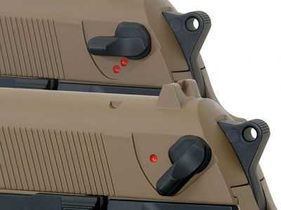 Купити Страйкбольний пістолет Cyma Beretta M92F/M9 CM.126 AEP Tan в магазині Strikeshop