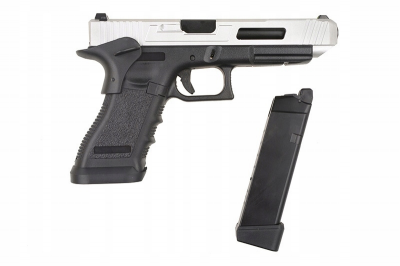 Купити Страйкбольний пістолет Army Glock R35-Z GBB Silver в магазині Strikeshop