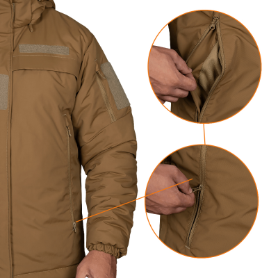 Куртка зимова Camo-Tec 3.0 Nylon Taslan Coyote Size M