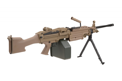 Купити Страйкбольний кулемет A&K M249 Mk2 Tan в магазині Strikeshop