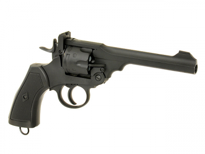 Купити Страйкбольний револьвер Webley Scott MK IV Well Metal G293A CO2 в магазині Strikeshop