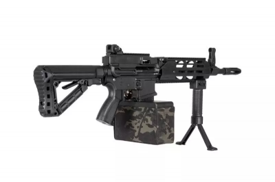 Купити Страйкбольний кулемет G&G CM16 LMG Stealth Black в магазині Strikeshop