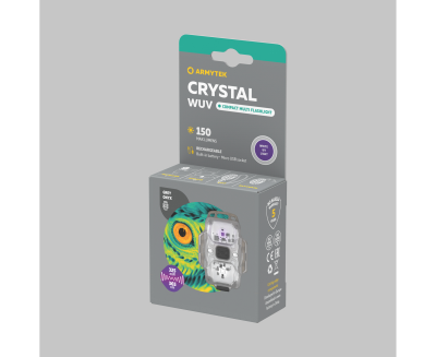 Купити Налобний ліхтар Armytek Crystal Grey WUV в магазині Strikeshop
