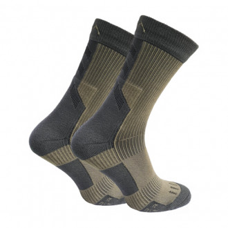Купити Шкарпетки компресійні демісезонні з утепленням стопи та Ахілла MidDry+ Khaki Size M в магазині Strikeshop
