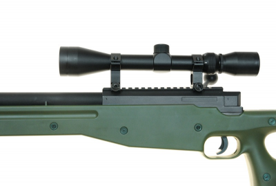 Купити Страйкбольна снайперська гвинтівка WELL Warrior I з сошками і оптичним прицілом в магазині Strikeshop