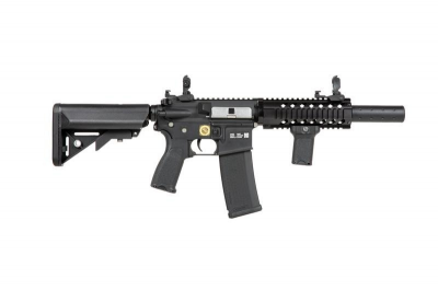 Купити Страйкбольна штурмова гвинтівка Specna Arms M4 CQB Edge RRA SA-E11 Black в магазині Strikeshop