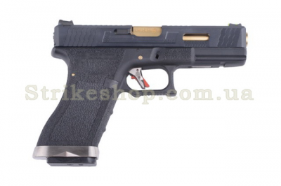Купити Страйкбольний пістолет Glock 17 Gen4. Force Pistol WE Metal Green Gas в магазині Strikeshop