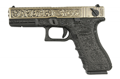 Купити Страйкбольний пістолет WE Glock 18 GBB Classic Floral Pattern Ivory в магазині Strikeshop