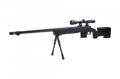 Купити Страйкбольна снайперська гвинтівка Well MB4416D Black в магазині Strikeshop