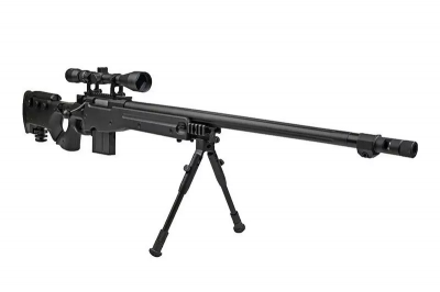 Купити Страйкбольна снайперська гвинтівка Well MB4403D Black в магазині Strikeshop